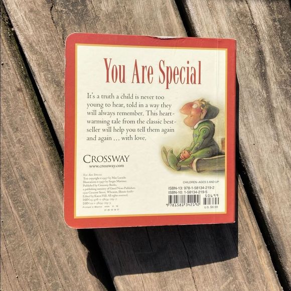 MAX LUCADO ‘YOU ARE SPECIAL’ BOARD BOOK VINTAGE CHILDRENS - Picture 2 of 5